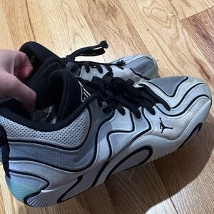 Air Jordan Tatum 3 Black and Gray Athletic Shoes